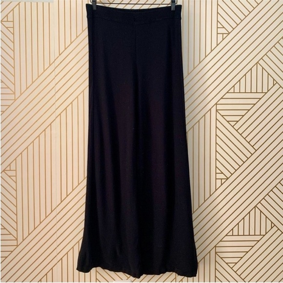 Intimately Free People Black Show Off pants Highrise semi sheer side striped M - Picture 9 of 13